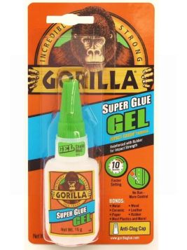 Gorilla All Purpose Super Glue Gel - 15 Grams  