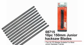 Junior Hacksaw Blades - 10 Piece - 150mm