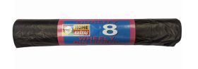 Home Extras Quality Wheely Bin Liners - 300 Litres - 140 x 230cm - Roll Of 8