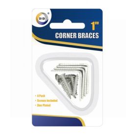DID 1'' Corner Braces - Pack of 4
