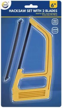 DID 6" Hacksaw With 2 Blades