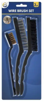 DID Wire Brush - Black - Pack of 3