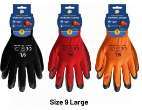 DID Nitrile Coated Gloves - Large - Size 9