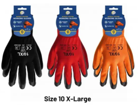 DID Nitrile Coated Gloves - X Large - Size 10