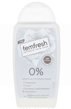 Femfresh 0% Sensitive Intimate Wash - 250ml*