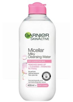 Garnier Skin Active Micellar Milky Cleansing Water for Dry & Sensitive Skin - 400ml*