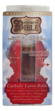 ITTY BITTY BIBLE CATHOLIC LATIN