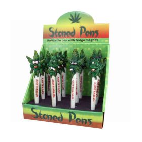MAGIC LEAF AMSTERDAM STONED PENS - ASSORTED DESIGNS