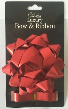Luxury Giant Size Bow & Ribbon Set For Gift Wrapping - Assorted Colours