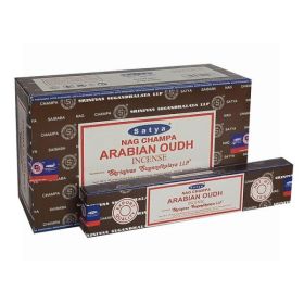 Satya Nag Champa Incense Sticks - Arabian Oudh - 15 grams - Pack of 12 