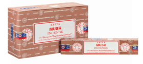 Satya Incense Sticks - Musk - 15 grams - Pack of 12 