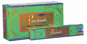 Satya Incense Sticks - Natural Patchouli - 15 grams - Pack of 12