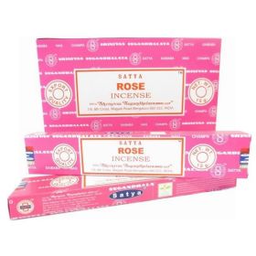 Satya Incense Sticks - Rose - 15 grams - Pack of 12 