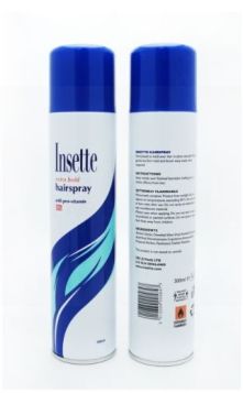 Insette Extra Hold Hair Spray with Pro-Vitamin B5 - 200ml