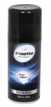 Insette Men's Bodyspray - Ocean - 150ml - EXP: 11/25