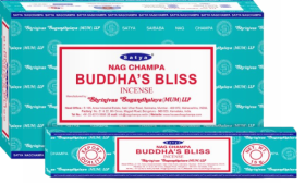 Satya Nag Champa Incense Sticks - Buddha's Bliss - 15 grams - Pack of 12 