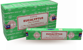 Satya Incense Sticks - Eucalyptus - 15 grams - Pack of 12 