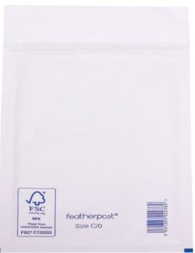 Featherpost White Bubble Padded Envelope - Size K/7 - 350Mm X 470Mm