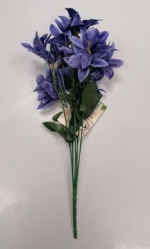 Artificial Flowers - Bunch Of 8 Jasmine Flowers - Lilac