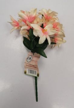 Artificial Flowers - Bunch Of 8 Jasmine Flowers - Pink