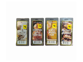 WAX MELTS - ASSORTED - IN DISPLAY - PRICE MARKED £1