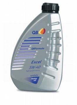 Q8 Formula Excel 5W-40 Synthetic Motor Oil for Gasoline & Diesel Engines - 1L