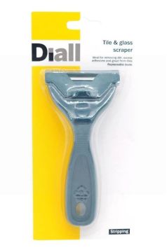 Diall Tile & Glass Scraper - 15 x 7cm