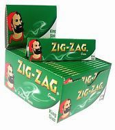Zig Zag Green King Size Rolling Papers - 50 Booklets