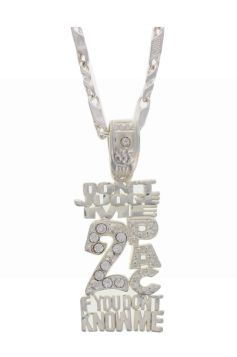 DON’T JUDGE ME 2PAC NECKLACE SILVER XL