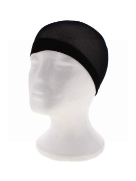 BLACK STOCKING WIG CAP 1 PIECE