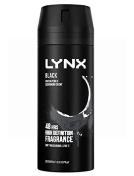 Lynx Deodorant & Body Spray - 48 Hour Fresh - Black - 150ml