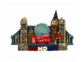 FRIDGE MAGNET LONDON BRIDGE & BUILDING