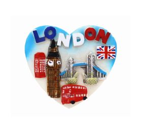 FRIDGE MAGNET LONDON HEART