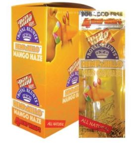 Hemp A Rillo Tobacco Free Royal Blunts - Pack of 15 - Mango Haze