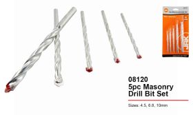 Masonry Drill Bit Set - 5 Piece
