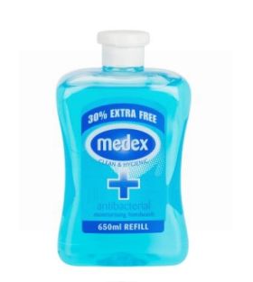 Medex Antibacterial Moisturising Handwash Refill - 30% Extra - 650ml* 