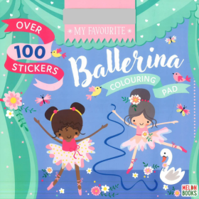 My Favourite Colouring Pad & Sticker Book With Over 100 Stickers - 6 Assorted Designs