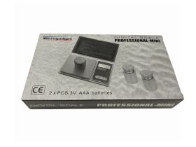 MICROGADGET PROFESSIONAL MINI DIGITAL SCALE - 500G X 0.01G (WITHOUT BATTERIES)