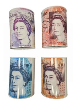 Small Money Design Money Tin/Box - 15 x 10cm