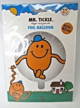 Little Miss Princess And Mr Tickle Birthday Party Foil Balloons - Assorted - 45Cm