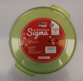 Max House Wares Sigma Containers - 3200ml - Green/White