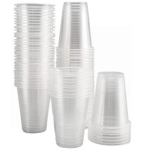 15PK 568ML PLASTIC PINT TUMBLERS CLEER