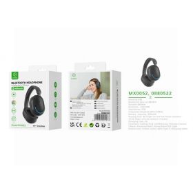 WOOX Bluetooth Headphone With LED lights - 400mAh - Black