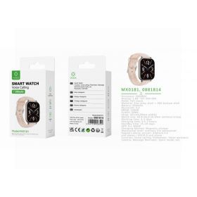 WOOX Bluetooth Smart Watch With Voice Calling - 200mAh - Rose Gold