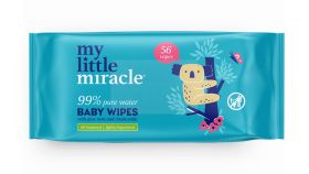 MY LITTLE MIRACLE FRAGRANCED BABY WIPES WITH ALOE VERA & CHAMOMILE - PACK OF 56 WIPES 
