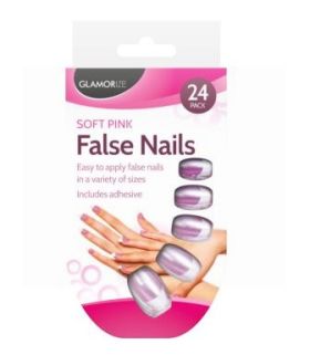 Glamorize Soft Pink False Nails - Pack of 24