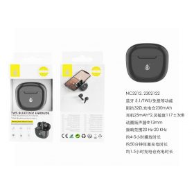 One Plus TWS Bluetooth Earphones 230mAh/25mAh - Black