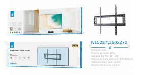 One Plus Fixed Iron TV Bracket Mount - 40"- 80" - Max Load 50KG