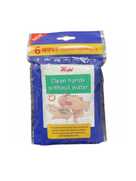 Mups Individually Packed Wipes - Pack of 6