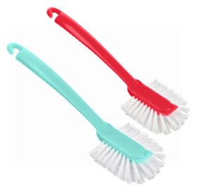Trendy Fantail Dish Washing Brush with PP Fibres - Assorted Colours